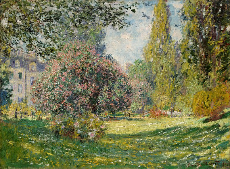Claude Monet – Landscape: The Parc Monceau, Metropolitan Museum: part 3