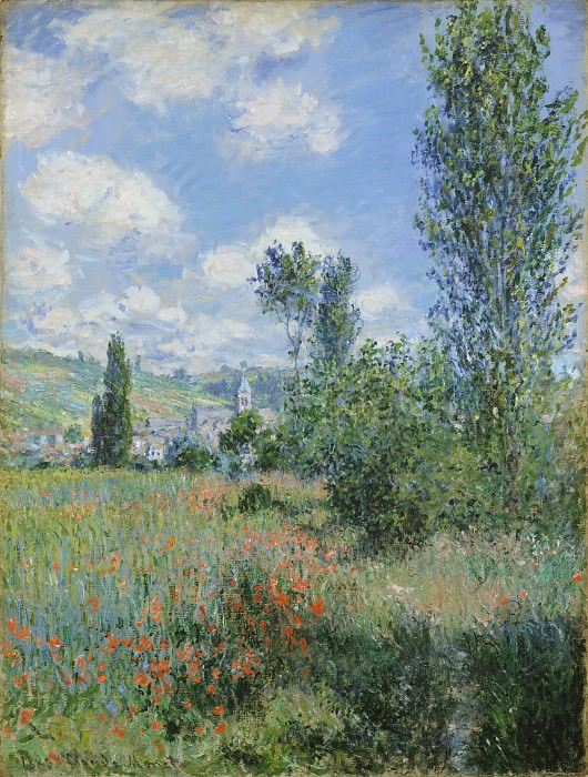 Claude Monet – View of Vétheuil, Metropolitan Museum: part 3