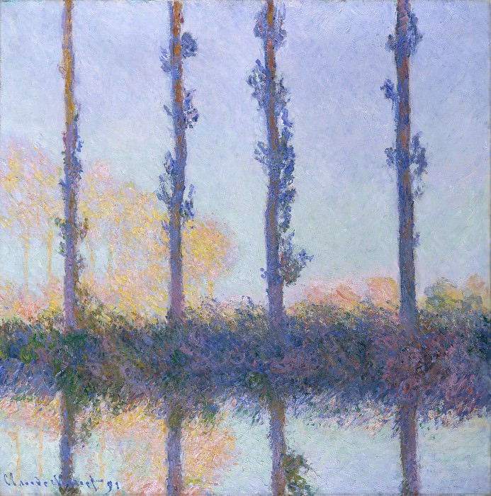 Claude Monet – The Four Trees, Metropolitan Museum: part 3