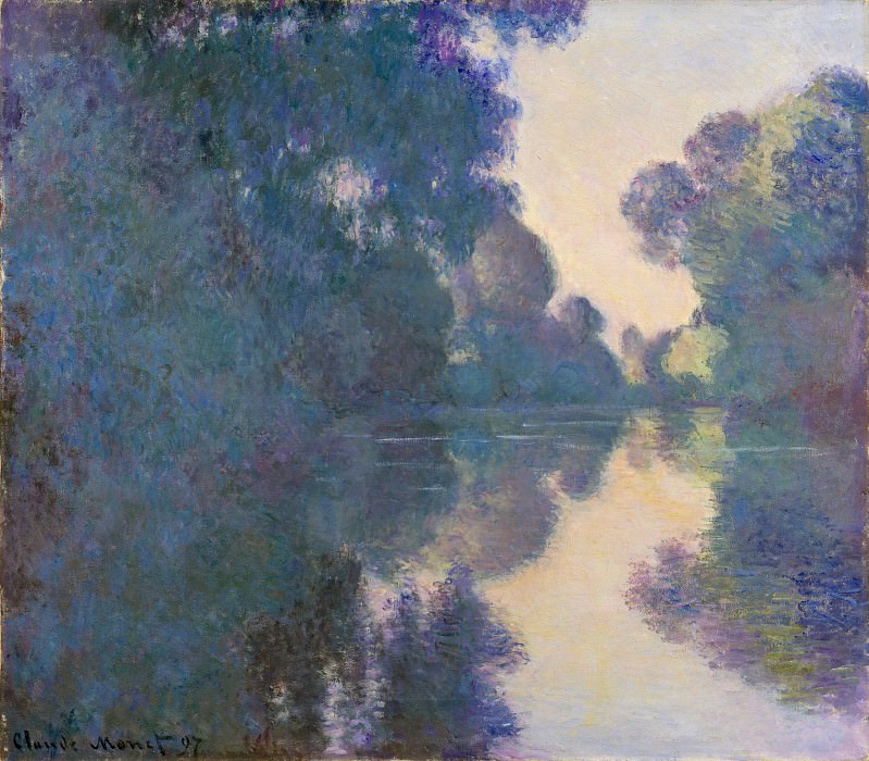 Claude Monet – Morning on the Seine near Giverny, Metropolitan Museum: part 3