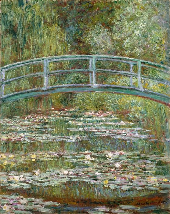 Claude Monet – Bridge over a Pond of Water Lilies, Metropolitan Museum: part 3