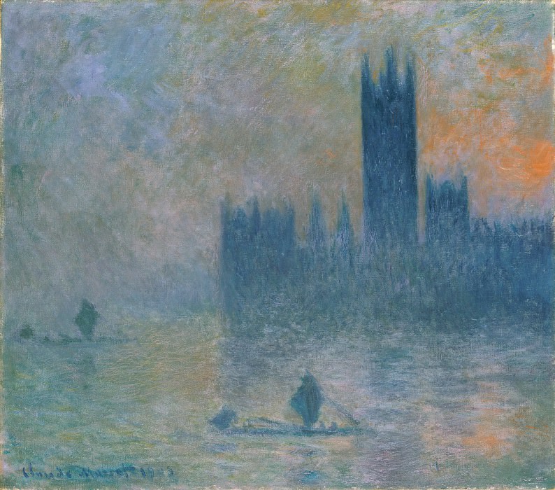 Claude Monet – The Houses of Parliament , Metropolitan Museum: part 3