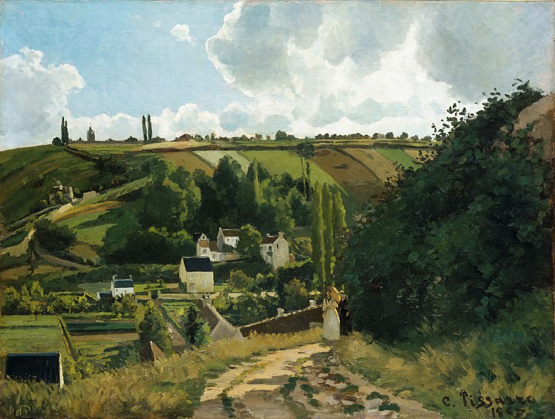 Camille Pissarro – Jalais Hill, Pontoise, Metropolitan Museum: part 3