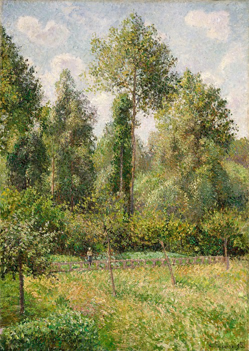 Camille Pissarro – Poplars, Eragny, Metropolitan Museum: part 3