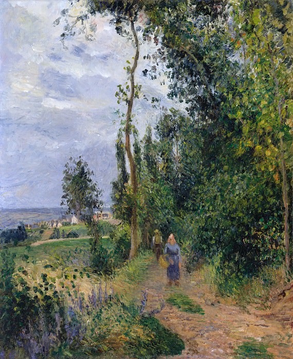 Camille Pissarro – Côte des Grouettes, near Pontoise, Metropolitan Museum: part 3