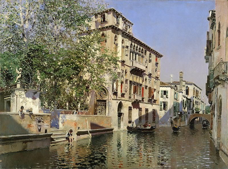 Martín Rico y Ortega – A Canal in Venice, Metropolitan Museum: part 3