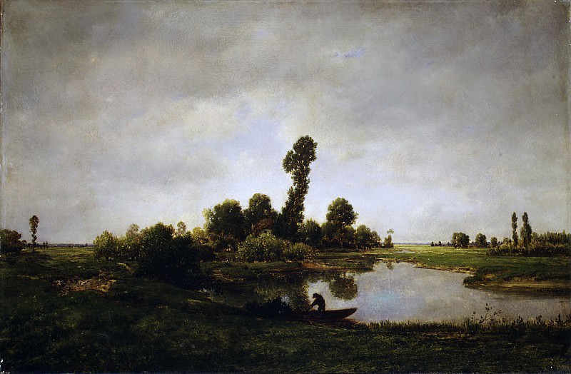 Théodore Rousseau – A River Landscape, Metropolitan Museum: part 3