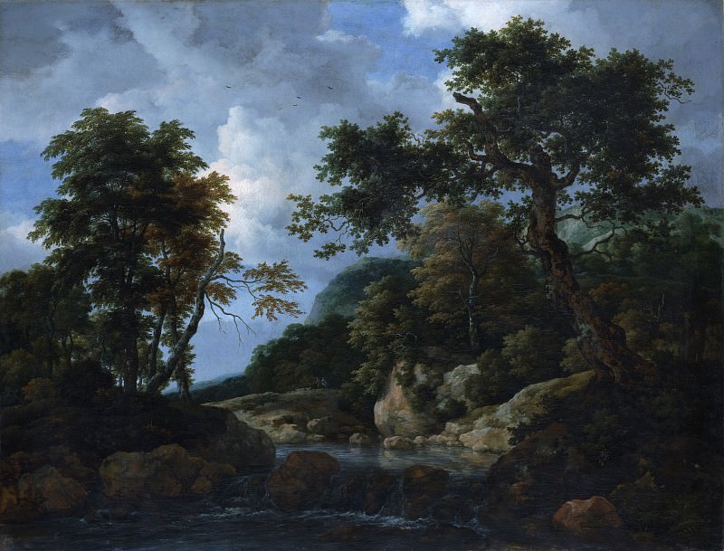 Jacob van Ruisdael – The Forest Stream, Metropolitan Museum: part 3