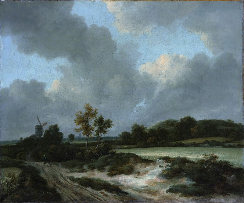 Jacob van Ruisdael – Grainfields, Metropolitan Museum: part 3