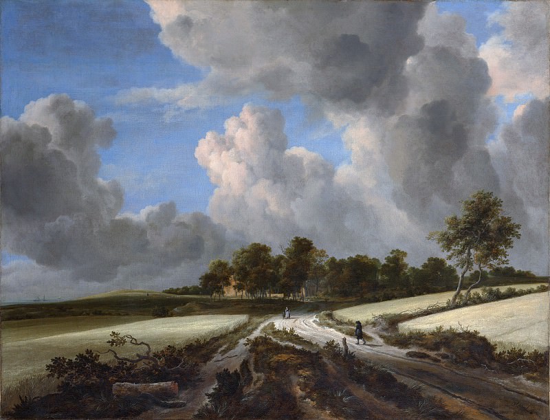 Jacob van Ruisdael – Wheat Fields, Metropolitan Museum: part 3