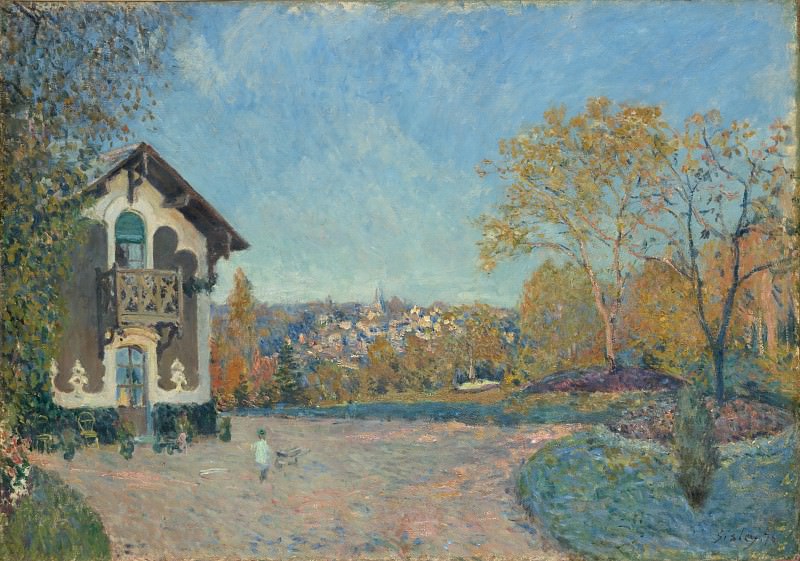 Alfred Sisley – View of Marly-le-Roi from Coeur-Volant, Metropolitan Museum: part 3