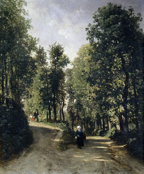 Constant Troyon – Road in the Woods, Metropolitan Museum: part 3