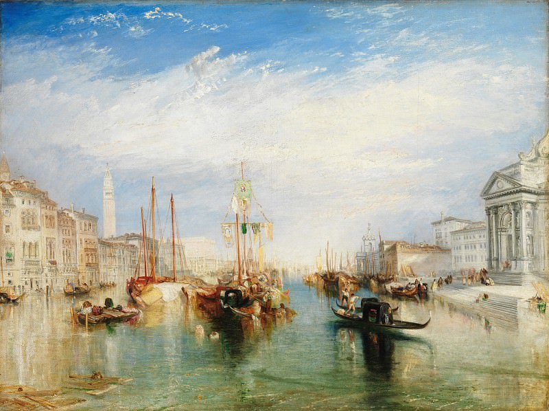 Joseph Mallord William Turner – Venice, from the Porch of Madonna della Salute, Metropolitan Museum: part 3