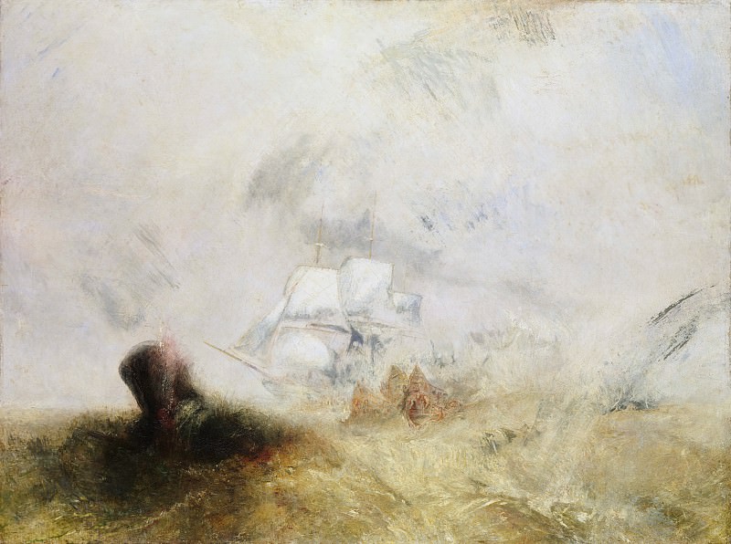 Joseph Mallord William Turner – The Whale Ship, Metropolitan Museum: part 3