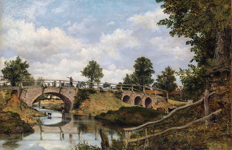 Frederick Waters Watts – An Old Bridge at Hendon, Middlesex, Metropolitan Museum: part 3