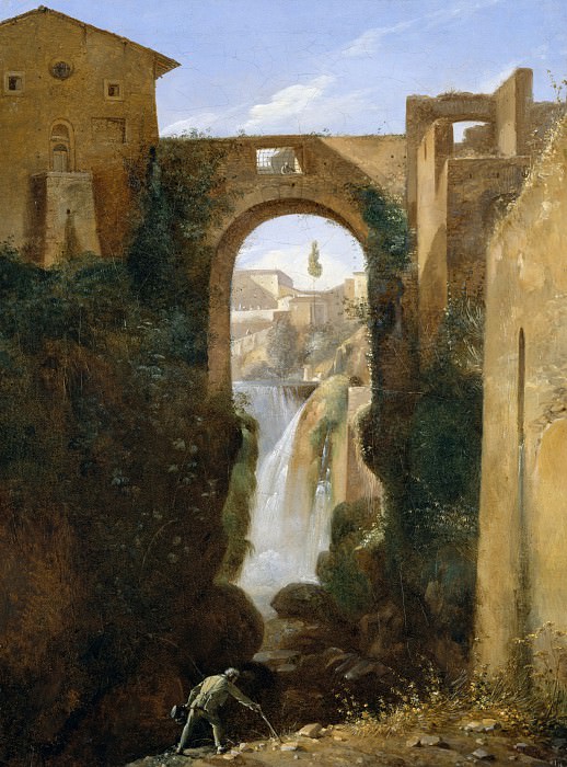 François-Marius Granet – Ponte San Rocco and Waterfalls, Tivoli, Metropolitan Museum: part 3