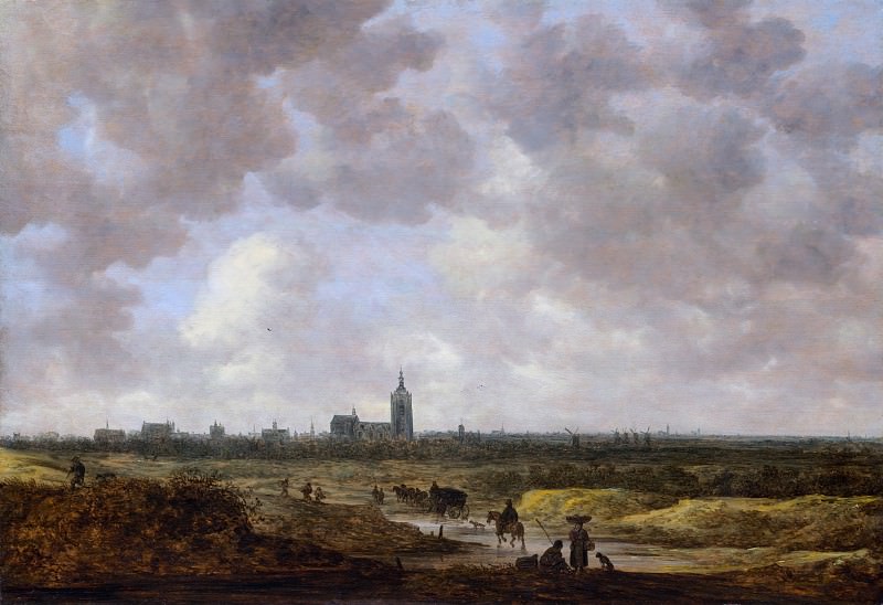 Ян ван Гойен – Вид Гааги с северо-запада, Музей Метрополитен: часть 3