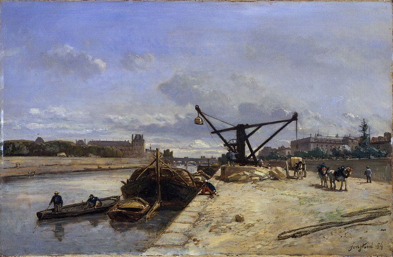 Johan Barthold Jongkind – View from the Quai d’Orsay, Metropolitan Museum: part 3