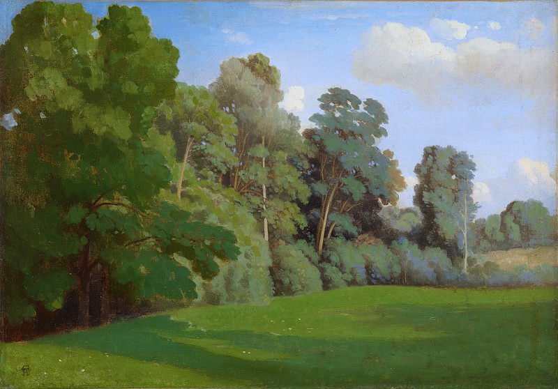 Théodore Caruelle d’Aligny – Edge of a Wood, Metropolitan Museum: part 3