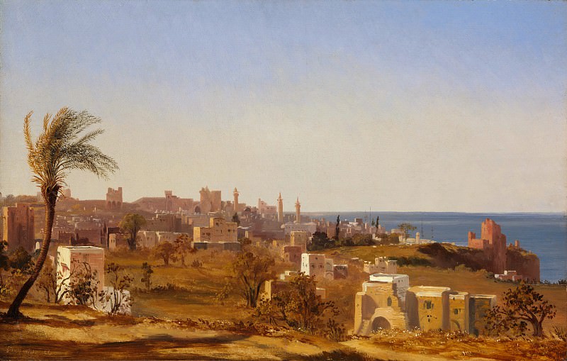 Jules Coignet – View of Beirut, Metropolitan Museum: part 3