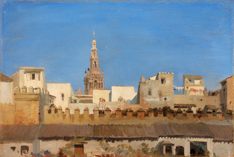 Adrien Dauzats – The Giralda, Seville, Metropolitan Museum: part 3