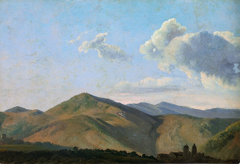 Simon Denis – Mountainous Landscape at Vicovaro, Metropolitan Museum: part 3