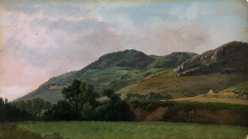Simon Denis – Mountainous Landscape at Tivoli, Metropolitan Museum: part 3