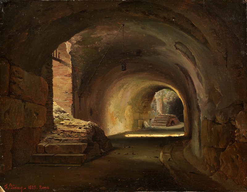 François Diday – Interior Passage in the Colosseum, Metropolitan Museum: part 3