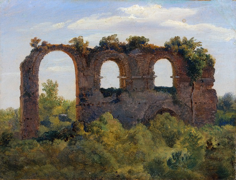 André Giroux – A Section of the Claudian Aqueduct, Rome, Metropolitan Museum: part 3