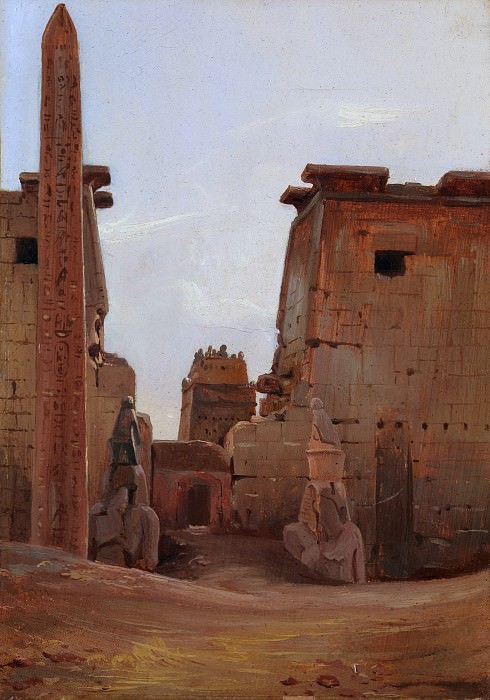 Antoine-Xavier-Gabriel de Gazeau, comte de La Bouëre – The Gate to the Temple of Luxor, Metropolitan Museum: part 3