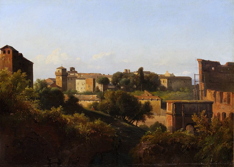 Charles Rémond – View of the Colosseum and the Arch of Constantine from the Palatine, Metropolitan Museum: part 3