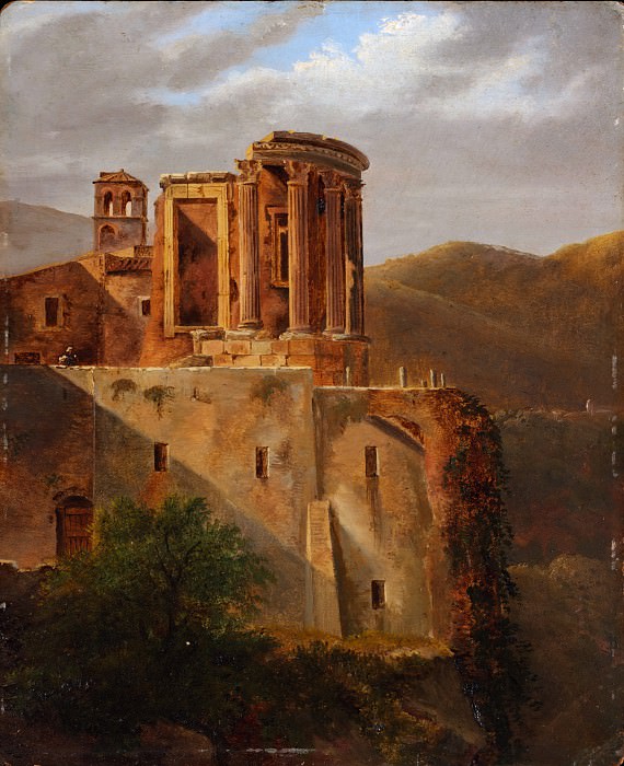 French Painter – The Temple of Vesta, Tivoli, Metropolitan Museum: part 3