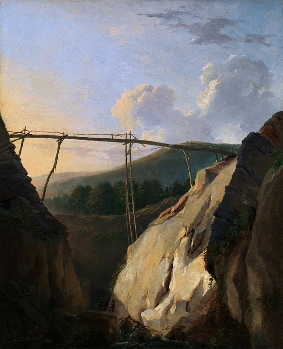 Eugène-Joseph Verboeckhoven – Mountainous Landscape with Bridge, Metropolitan Museum: part 3
