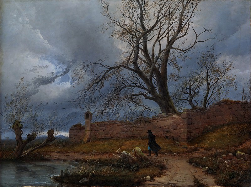 Julius von Leypold – Wanderer in the Storm, Metropolitan Museum: part 3
