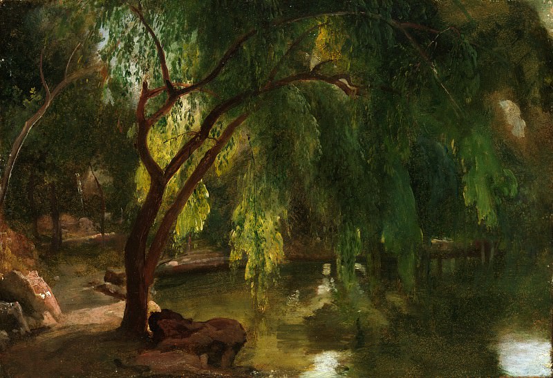 Carl Blechen – View in the Tiergarten, Berlin, Metropolitan Museum: part 3