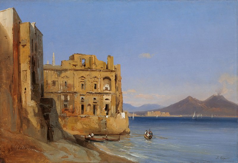 Jules Coignet – The Palace of Donn’Anna, Naples, Metropolitan Museum: part 3