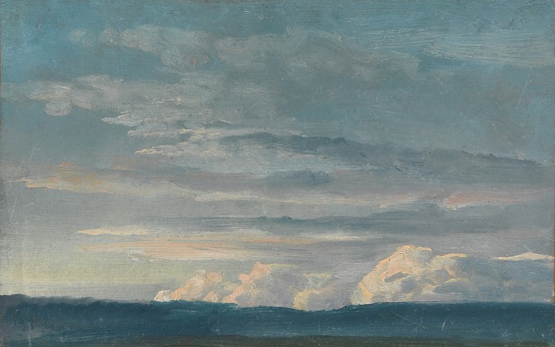 Йохан Кристиан Даль – Облако, набросок, Музей Метрополитен: часть 3