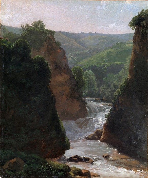 Simon Denis – Aniene River at Tivoli, Metropolitan Museum: part 3
