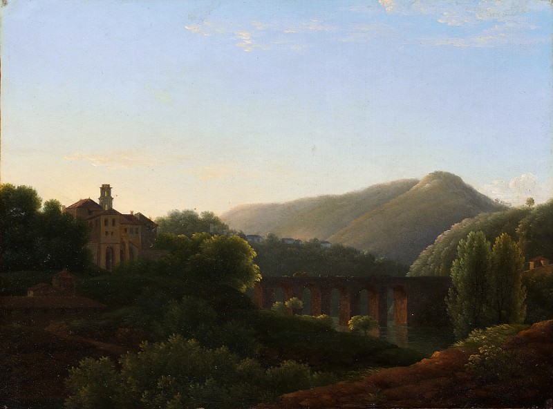 Joseph Bidauld – The Bridge at La Cava, Kingdom of Naples, Metropolitan Museum: part 3