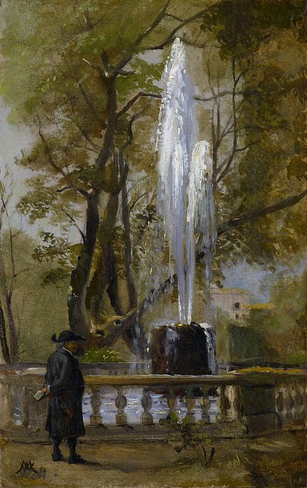 Wilhelm Marstrand – A Fountain in Rome, Metropolitan Museum: part 3
