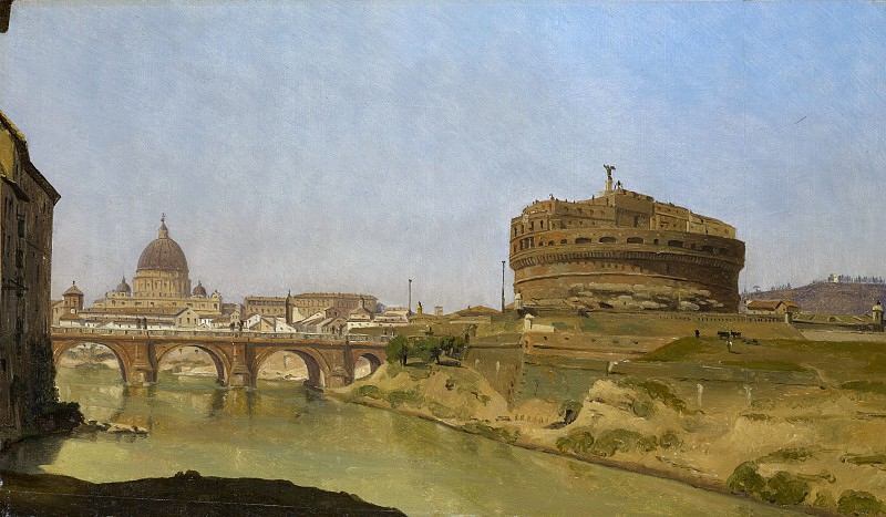 Gustaf Söderberg – Rome with St. Peter’s and the Castel Sant’Angelo, Metropolitan Museum: part 3