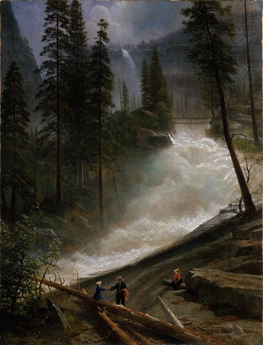 Albert Bierstadt – Nevada Falls, Yosemite, Metropolitan Museum: part 3
