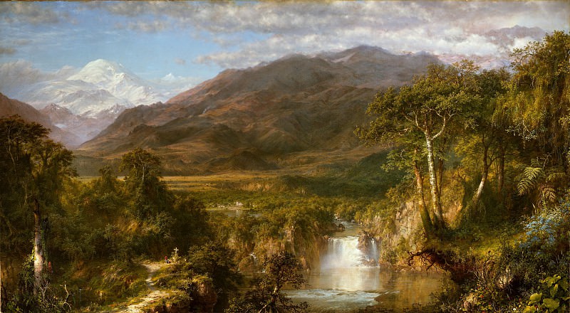 Frederic Edwin Church – Heart of the Andes, Metropolitan Museum: part 3