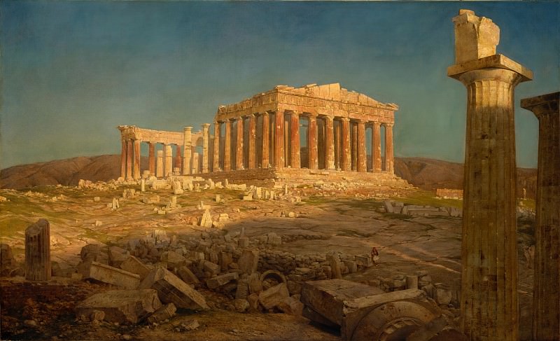 Frederic Edwin Church – The Parthenon, Metropolitan Museum: part 3