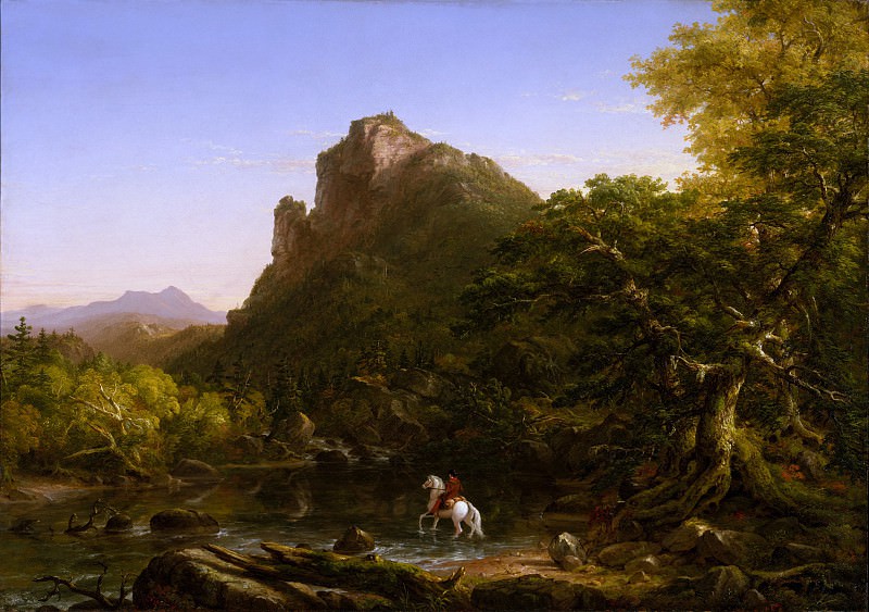 Thomas Cole – The Mountain Ford, Metropolitan Museum: part 3