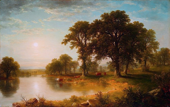 Asher Brown Durand – Summer Afternoon, Metropolitan Museum: part 3
