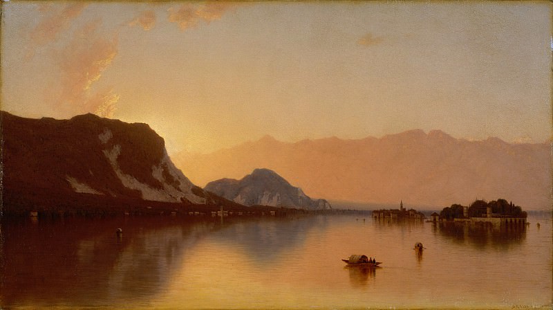 Sanford Robinson Gifford – Isola Bella in Lago Maggiore, Metropolitan Museum: part 3