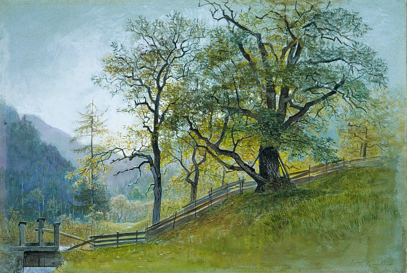 William Stanley Haseltine – Vahrn in Tyrol near Brixen, Metropolitan Museum: part 3