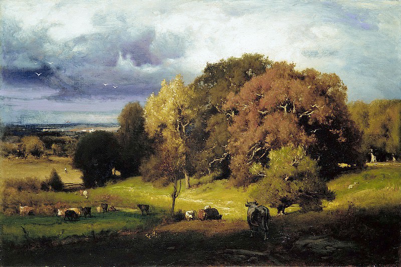 George Inness – Autumn Oaks, Metropolitan Museum: part 3