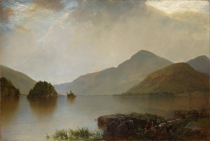 John Frederick Kensett – Lake George, Metropolitan Museum: part 3